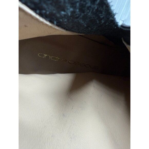 Andre Assous Women's Brown Leather Vilica Croc Print Chelsea Boots Size 7 NWOB - Picture 12 of 12